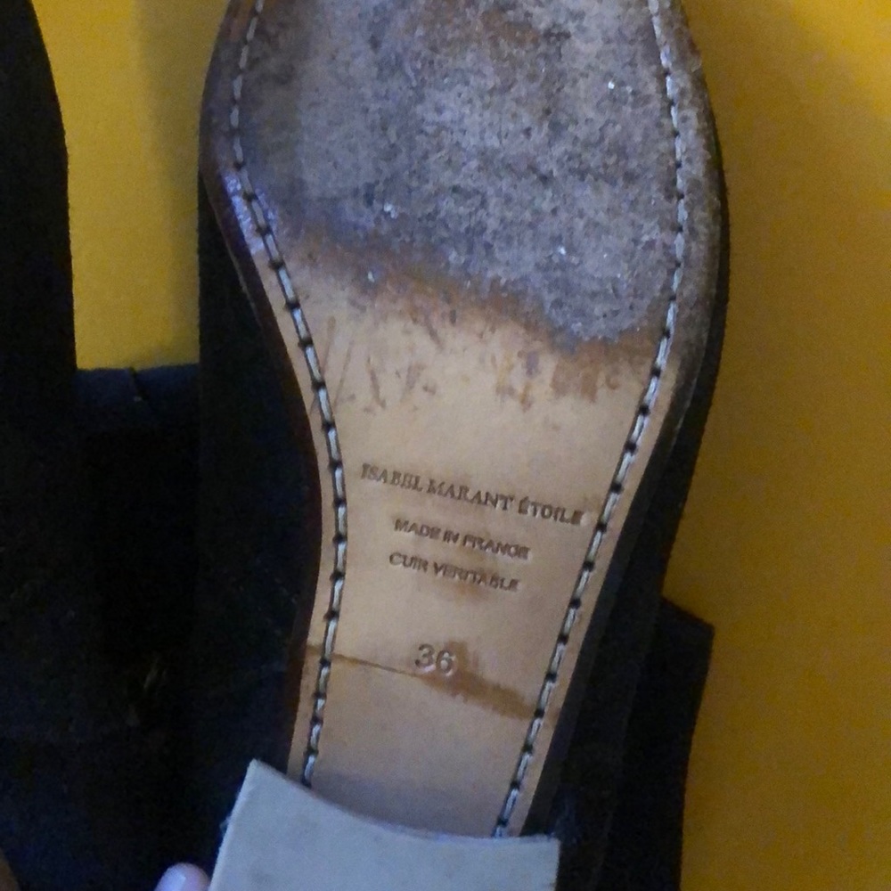 Isabel Marant Etoile Dicker Suede Ankle Boots - Picture 4 of 6